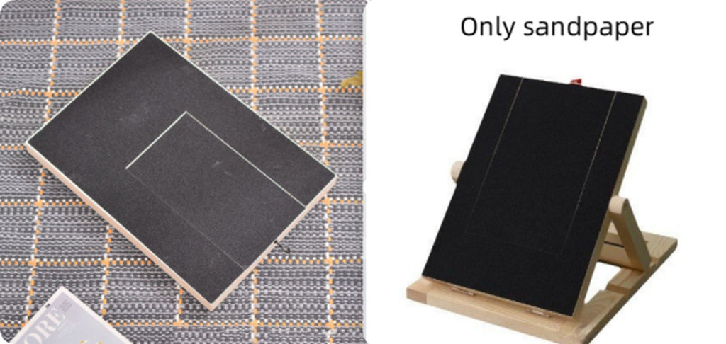 Pet Wooden Nail Scraper Board - Solid Wood Dog Nail File Grooming Tool for Natural Nail Trimming and Maintenance Toy Built-In Treat Box Dog Sandpaper Board Scratcher Pet Products